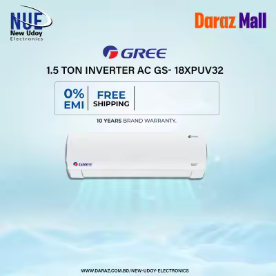 GREE Model: GS-18XPUV32/GS18XFV32 Inverter AC (Official Warranty) - 1.5 Ton with Free Delivery