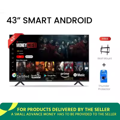 Sony Plus 43 inch Frameless Smart LED TV Wi-Fi Full HD 4K Supported Android Television