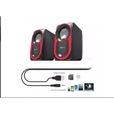 Desktop Laptop Notebook Tablet Smartphone’s PC Speaker HN-88 Portable 2.0 Speaker System